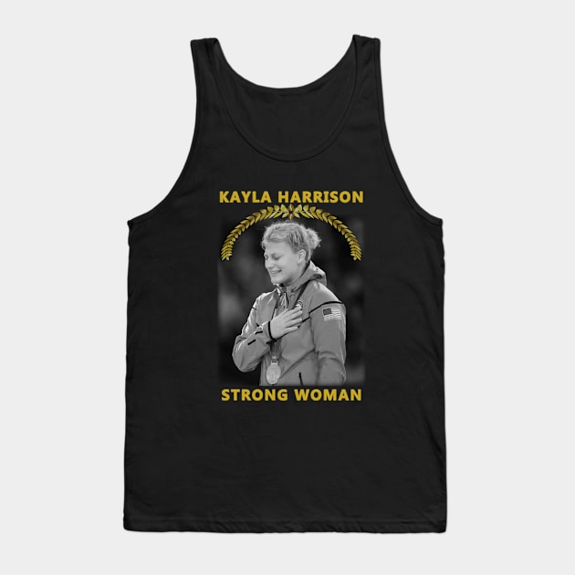 Kayla Harrison - Strong Woman Tank Top by MotoGirl